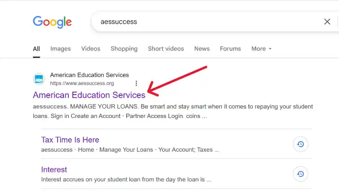 AESsuccess Official site screenshot AESsuccess Official site screenshot