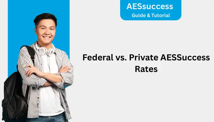 Federal vs Private AESSuccess Rates Federal vs Private AESSuccess Rates